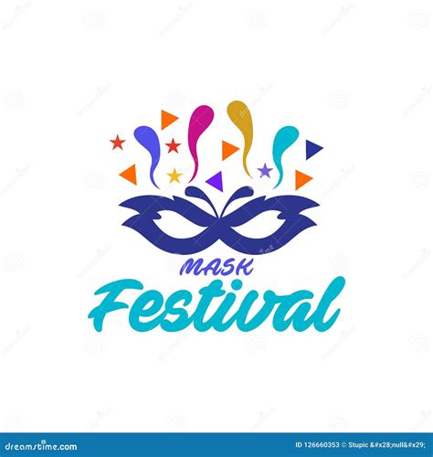 Creative Festival Logo Design Vector Art Logo Stock Illustration