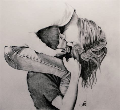 40 Romantic Couple Pencil Sketches And Drawings Buzz 2018