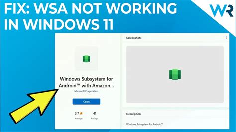 WSA Not Working In Windows 11 Try These Fixes YouTube