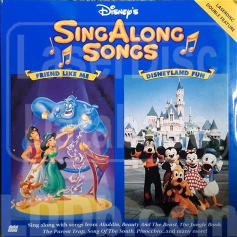Laserdisc Database Disneys Sing Along Songs Vol 5 Friend Like Me