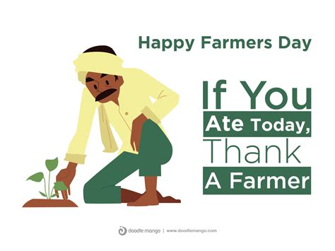 Happy National Farmers Day By Doodle Mango On Dribbble