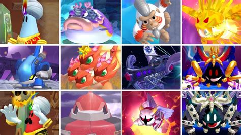 Kirbys Return To Dream Land Wii All Bosses Secret Bosses Youtube