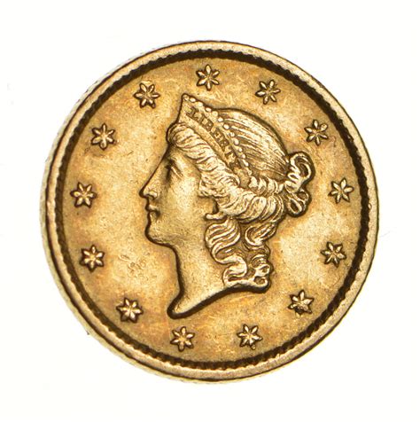 100 United States Gold Coin 1851 Liberty Head Historic Property
