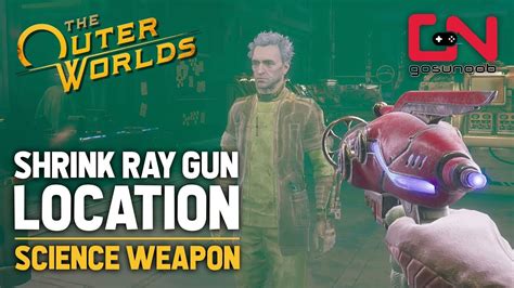 How To Get Shrink Ray Handgun The Outer Worlds Science Weapon