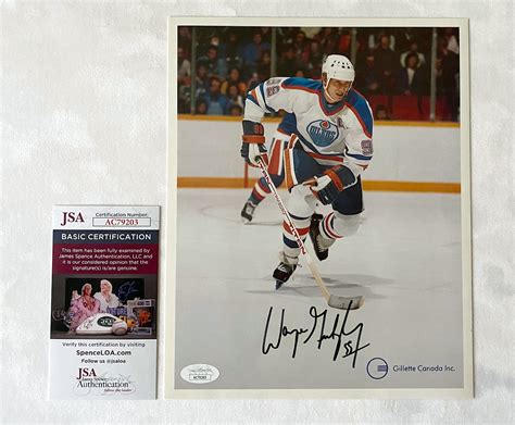 Lot Detail Wayne Gretzky Edmonton Oilers Signed Early Career Era