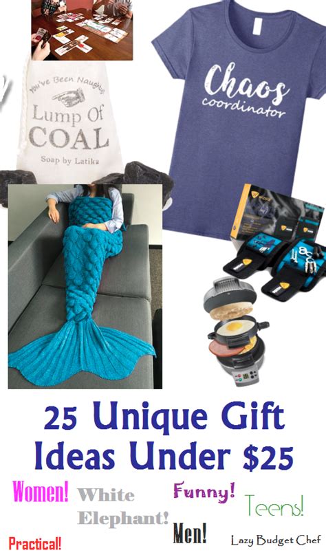 Find the right gift at the right price for any special occasion. Condo Blues: 25 of the Best Gift Ideas Under 25 Dollars