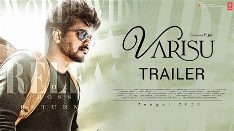 Varisu Official Trailer Thalapathy Vijay Rashmika Thaman S
