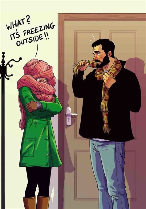 Relationship Comics Depict Married Life Through Illustration