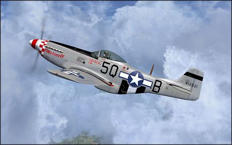 North American P 51 Mustang Fighter Marinell Tail No 413521 P51