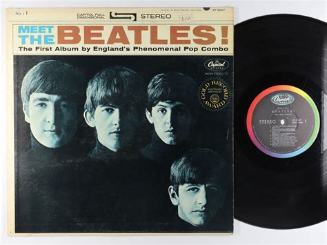 The Beatles Meet The Beatles Vg Lp Record 1964 Capitol Usa Mono S