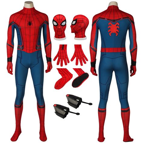 Spider Man Suits Homecoming Peter Parker Cosplay Costume Marvel