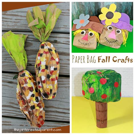 Stuffed Paper Bag Fall Crafts The Pinterested Parent