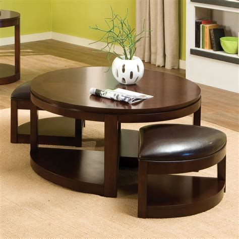The Round Coffee Tables with Storage - the Simple and ...