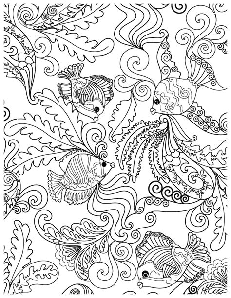 Printable Sea Animals Coloring Pages Pdf 37 Pg Etsy Canada