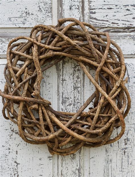 Thick Vine Wreath Rustic Wreath Natural Looking Wreath Twig Etsy