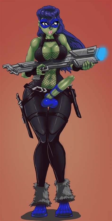 Gamora Futa Solo Guardians Of The Galaxy R