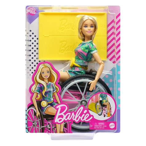 Barbie Fashionistas Doll 165 With Wheelchair Long Blonde Hair Wearing