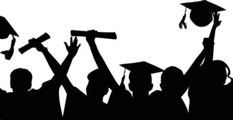 Graduation Silhouette Png PNG Image Collection