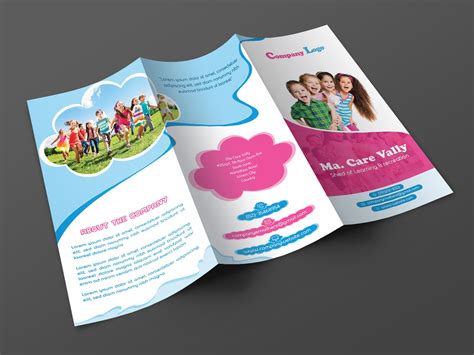 Day Care Trifold Brochure By Mukul Munir Trifold Brochure Brochures