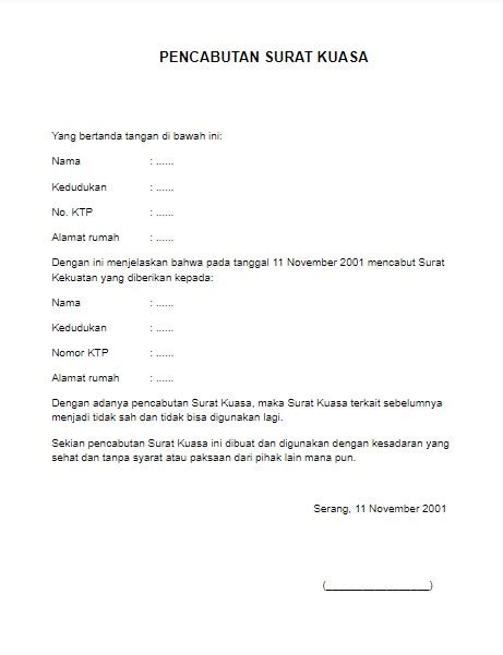 Surat Kuasa Serah Terima Rumah Contoh Surat Jual Beli Tanah Lengkap