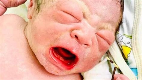 La Imagen Viral De Un Bebé Que Nació Con El Diu De Su Madre En La Mano