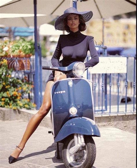 Sofia Loren On A Vespa