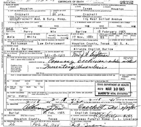 Birth certificate texas can same business day retrieve official texas vital statistics documents and express request a birth records or death records search for you on any type of texas department of state health services vital. Step-by-Step Texas Research, 1880-Present Genealogy ...