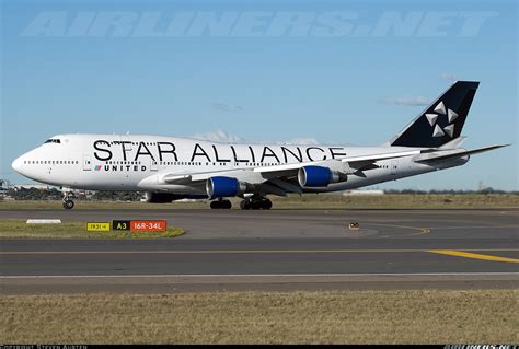 Boeing 747 422 Star Alliance United Airlines Aviation Photo