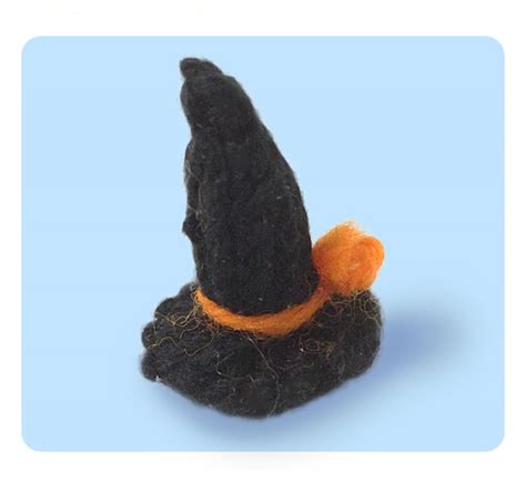 Today, i'm going to teach you how to make your own witch hat pattern in any size! Free Halloween Tiny Witch Hat Knitting Pattern, Fast ...