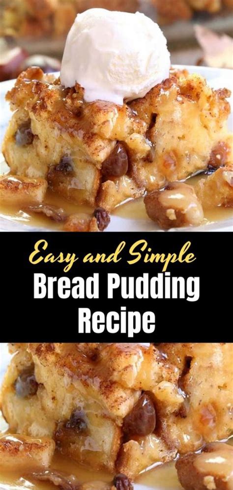 Easy And Simple Bread Pudding Recipe Howtocook