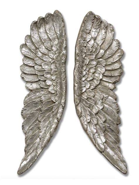 Large Silver Angel Wings Pair Of Silver Wings 100 X 60cm Dutch