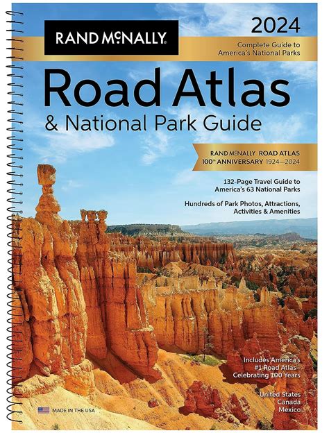 Amazon Rand Mcnally Road Atlas And National Park Guide 2024 United