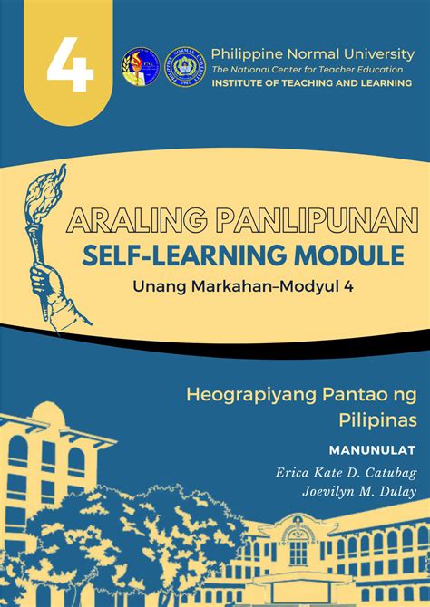 Slm Heograpiyang Pantao Ng Pilipinas Panuto Pagtambalin Ang