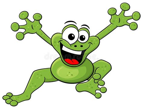 Leaping Frog Clip Art