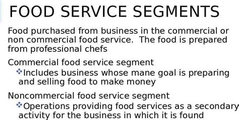 Chapter 2 Understanding Food Service Operations