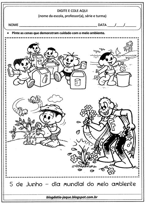 Atividades Prontas Dia Mundial Do Meio Ambiente Ano 1