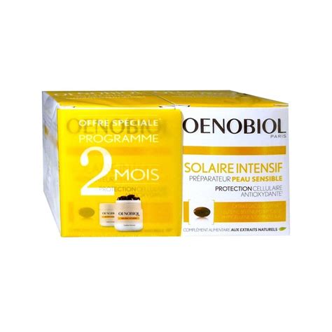 Oenobiol Intensive Sun Care For Sensitive Skin Set Of 2 Boxes Of 30