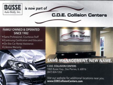 Cde Collision Centers Of Des Plaines Cde Collision Centers