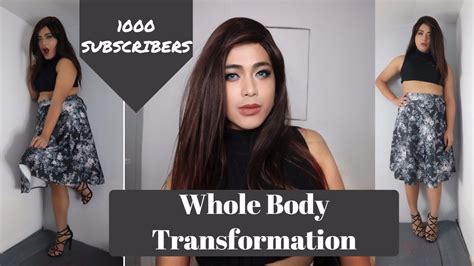 BOY TO GIRL WHOLE BODY TRANSFORMATION JANDROGEN YouTube