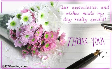 Thank You For Your Appreciation Free Thank You Ecards Greeting Cards
