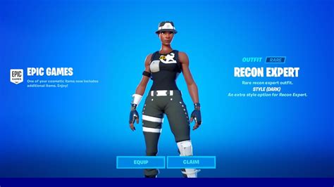 New Og Recon Expert Skin Style Fortnite Youtube