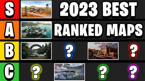 Complete Ranked Map Tier List For 2023 Rainbow Six Siege 2023 Youtube