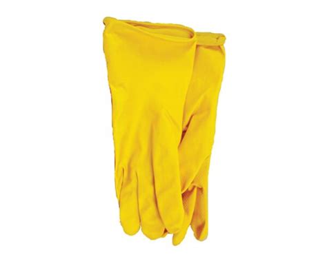 Yellow Flock Lined Latex Glove Cs Brown Company Inc