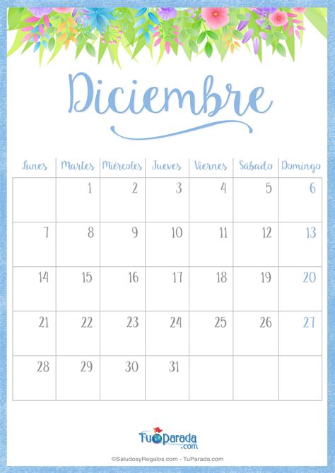 Calendario Diciembre 2020 Para Imprimir Calendario Imprimible Gratis