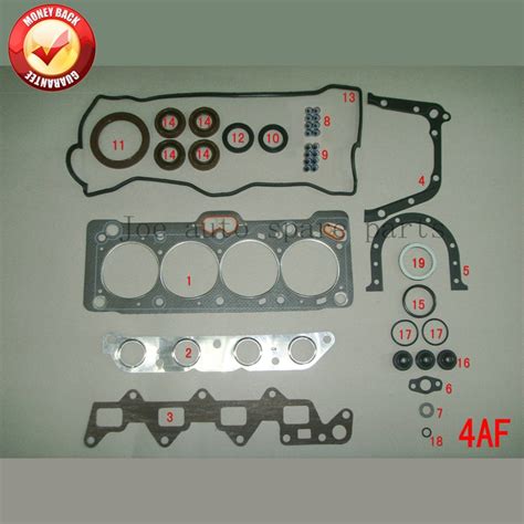 4af 4afe Engine Complete Full Gasket Set Kit For Toyota Corollacarina