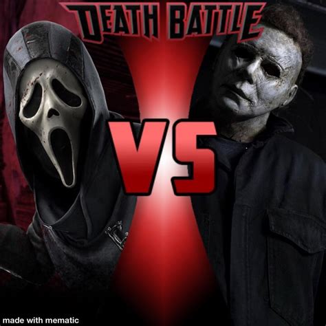 Ghostface Vs Michael Myers Scream Vs Halloween Deathbattlematchups