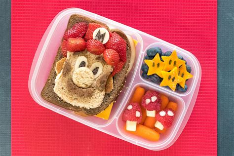 Lunchbox Dad Super Mario School Lunch Recipe