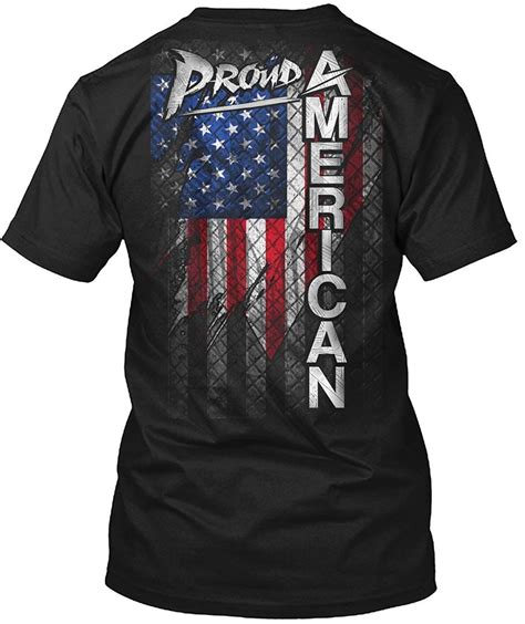 Proud American Flag Usa Flag T Shirt For Men Cool Shirts For Men