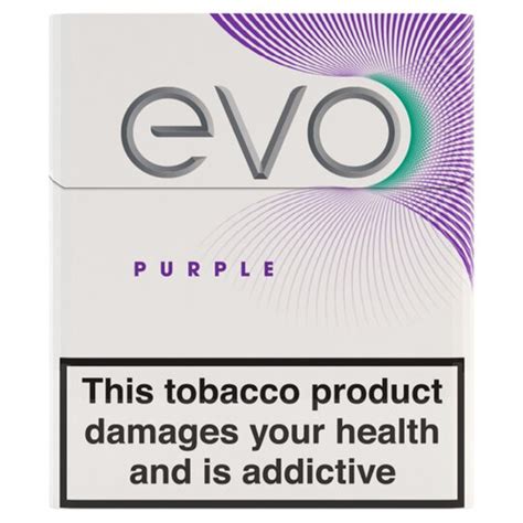 Evo Refill 20 Tobacco Sticks Purple Tesco Groceries