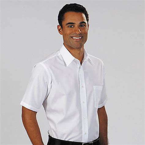 Van Heusen Dress Shirts 13v0021 Short Sleeve Mens Cotton